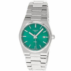 Tissot PRX 35mm Quartz Green Dial Grey Strap Unisex Watch T1372101108100