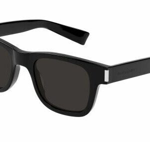 Saint Laurent SL 564 006 Black/Black Square Unisex Sunglasses