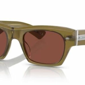 Oliver Peoples 0OV5514SU Kasdan 1678C5 Dusty Olive/Burgundy Unisex Sunglasses