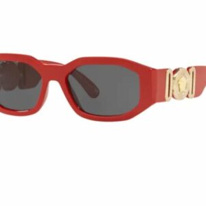Versace 0VE4361 533087 - Red / Dark Grey Square Men's Sunglasses