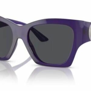 Versace 0VE4452 541987 Purple/ Dark Grey Soft Square Women's Sunglasses