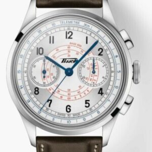 Tissot Telemeter 1938 Vintage Inspired Dial Italian Leather Watch T1424621603200