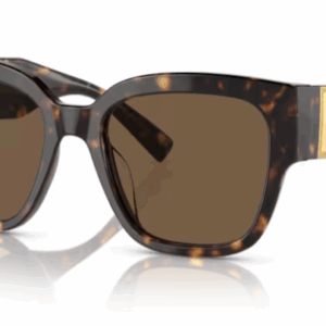 Versace VE4437U 108/73 Havana /Dark Brown Square Women's Sunglasses