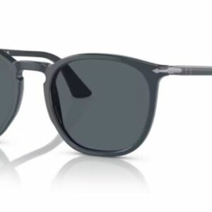 Persol 0PO3316S 1186R5 Dusty blue/Blue Rectangular Unisex Sunglasses