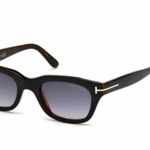 New Tom Ford FT 0237 SNOWDON 05B Black Sunglasses