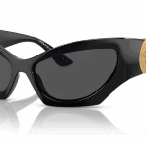 Versace VE4450 GB1/87 Black/Dark Grey Cat-Eye Women's Sunglasses