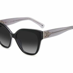 Kate Spade Savanna/G/S 0807/9O Black/Gray Shaded Cat Eye Women's Sunglasses