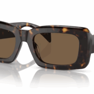 Versace 0VE4444U 108/73 Havana/Dark Brown Rectangle Women's Sunglasses