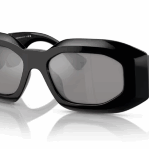 Versace VE4425U 54226G  Black/Grey Oval men's Sunglasses