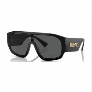 Versace VE4439 GB1/87 Black/Dark Grey Square Women's Sunglasses