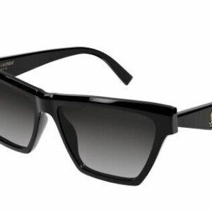 Saint Laurent SL M103 001 Black/Gradient Grey Cat-Eye Women's Sunglasses
