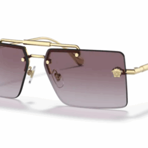Versace 0VE2245 10028H Gold/Violet gradient Rectangular Men's Sunglasses
