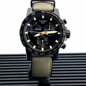 Tissot Supersport Chrono Black Dial Aluminum Bezel Men Watch T1256173705101