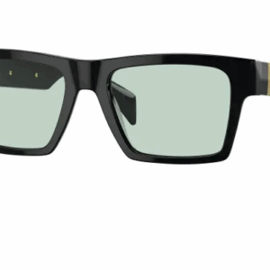 Versace VE4445 GB1/M1 Black/Photo Green Rectangular 54mm Men's Sunglasses