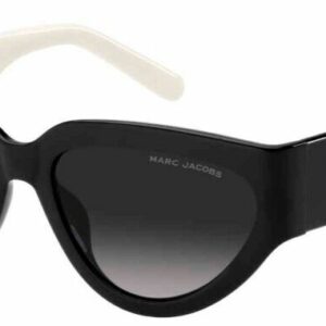 Marc Jacobs Marc-645/S 080S-9O Black/Grey Shaded Cat-Eye Women's Sunglasses