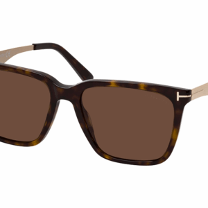 Tom Ford FT 0862 Garrett 52E Havana Rose Gold/Brown Men's Sunglasses