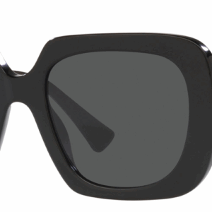 Versace VE4434 GB1/87 Black/Dark Gray Square Oversized 54mm Women's Sunglasses