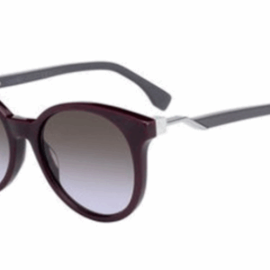 Fendi FF 0231/S 0S85/QR Burgundy/Brown Violet Gradient Women's Sunglasses