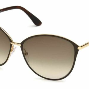 Tom Ford FT0320 Penelope 28F Shiny Rose Gold Sunglasses