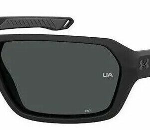 Under Armour UA-RECON 0003/KA Matte Black/Grey Square Unisex Sunglasses