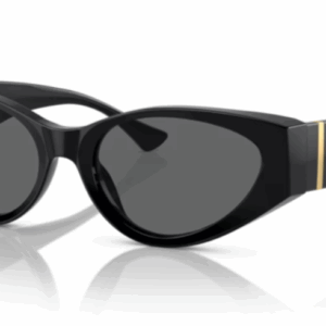 Versace 0VE4454 GB1/87 Black/Dark Grey Cat-Eye Women's Sunglasses