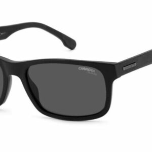 Carrera 299/S 0003/M9 Matte Black/Grey Polarized Rectangle Men's Sunglasses
