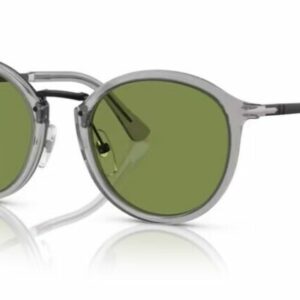 Persol 0PO3309S 309/4E Transparent Grey/Green Unisex Sunglasses