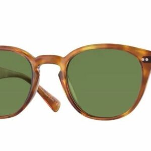 Oliver Peoples 0OV5454SU Desmon Sun 14834E Havana/Vibrant Green Sunglasses