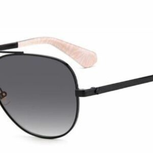 Kate Spade Avaline2/S 07YQ/WJ Black/Gray Polarized Woman's Sunglasses