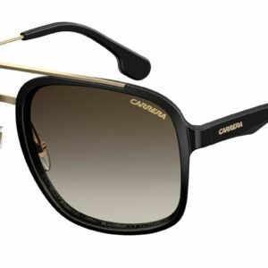 Carrera 133/S 02M2/HA Black Gold/ Brown Gradient Sunglasses