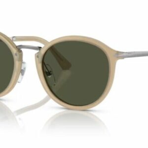 Persol 0PO3309S 116931 Beige opal/Green Unisex Sunglasses