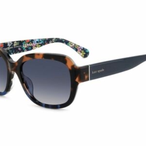 Kate Spade Layne/S 0YT8/9O Havana Blue/Gradient Grey Round Women's Sunglasses