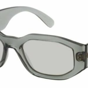 Versace VE4361 311/6G Transparent Grey/Silver Mirrored Men's Sunglasses