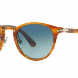 Persol 0PO 3108 S 960/S3 STRIPED BROWN Polarized Sunglasses