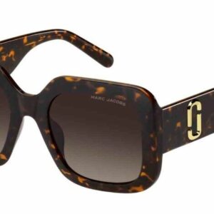 Marc Jacobs MARC-647/S 0086/HA Havana/Brown Gradient Square Sunglasses