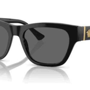Versace 0VE4457 GB1/87 Black/Dark grey Square Men's Sunglasses