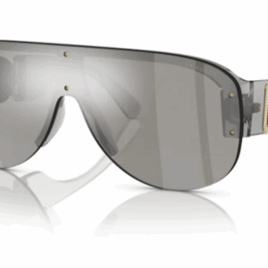Versace 0VE4391 311/6G Transparent grey 48mm Oval Men's Sunglasses