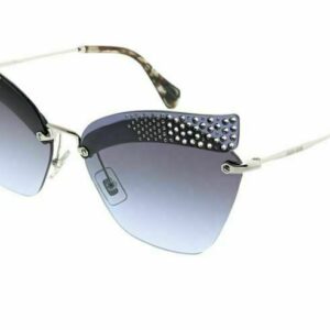 Miu Miu 0MU 56TS Special Project  KJG2F0 Dark Blue Transp Sunglasses