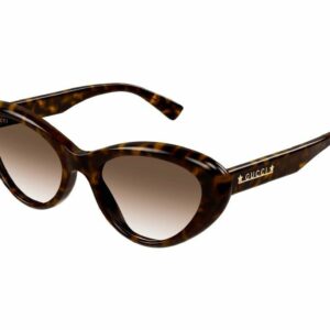 Gucci GG1170S 002 Havana/Gradient Brown Cat-Eye Women's Sunglasses