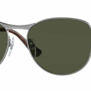 Persol 0PO1002S 513/31 Gunmetal-Havana/Green Unisex Sunglasses