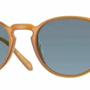Oliver Peoples 0OV5004SU RILEY SUN 169956 Semi Matte Amber Tortoise Sunglasses