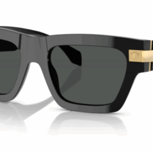 Versace VE4464F GB1/87 Black/Dark Grey Rectangular  55mm Women's Sunglasses