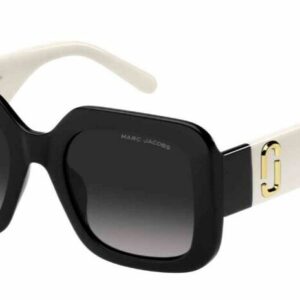 Marc Jacobs MARC-647/S 080S/9O Black/Grey Shaded Square Sunglasses