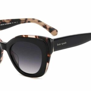 Kate Spade Marigold/S 02TB/WJ Black-Pink Havana/Gray Cat-Eye Women's Sunglasses