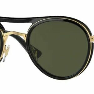 Persol 0PO 2485S 114331 Gold Black/Green Unisex Sunglasses