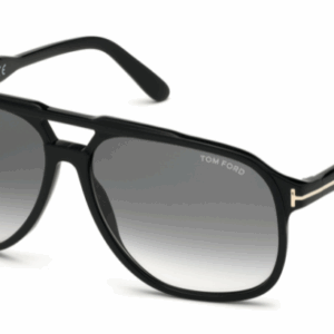 Tom Ford Shiny Black/Gray Gradient FT 0753 01B Raoul Unisex Sunglasses
