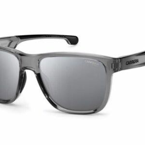 Carrera CARDUC-003/S 0R6S/T4 Grey-Black/Silver Mirrored Square Men's Sunglasses
