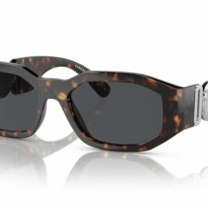 Versace 0VE4361 542387 Havana / Dark grey Square Men's Sunglasses
