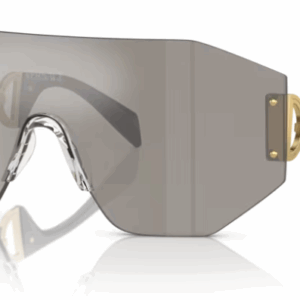 Versace 0VE2258 10026G Grey Mirror Oversized Men's Sunglasses