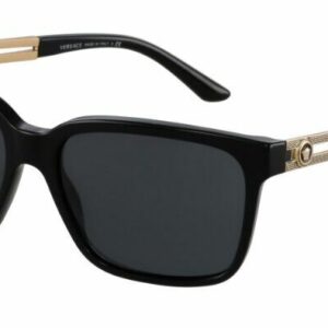 Versace 0VE4307 GB1/87 Black/Grey Square 58MM Men's Sunglasses